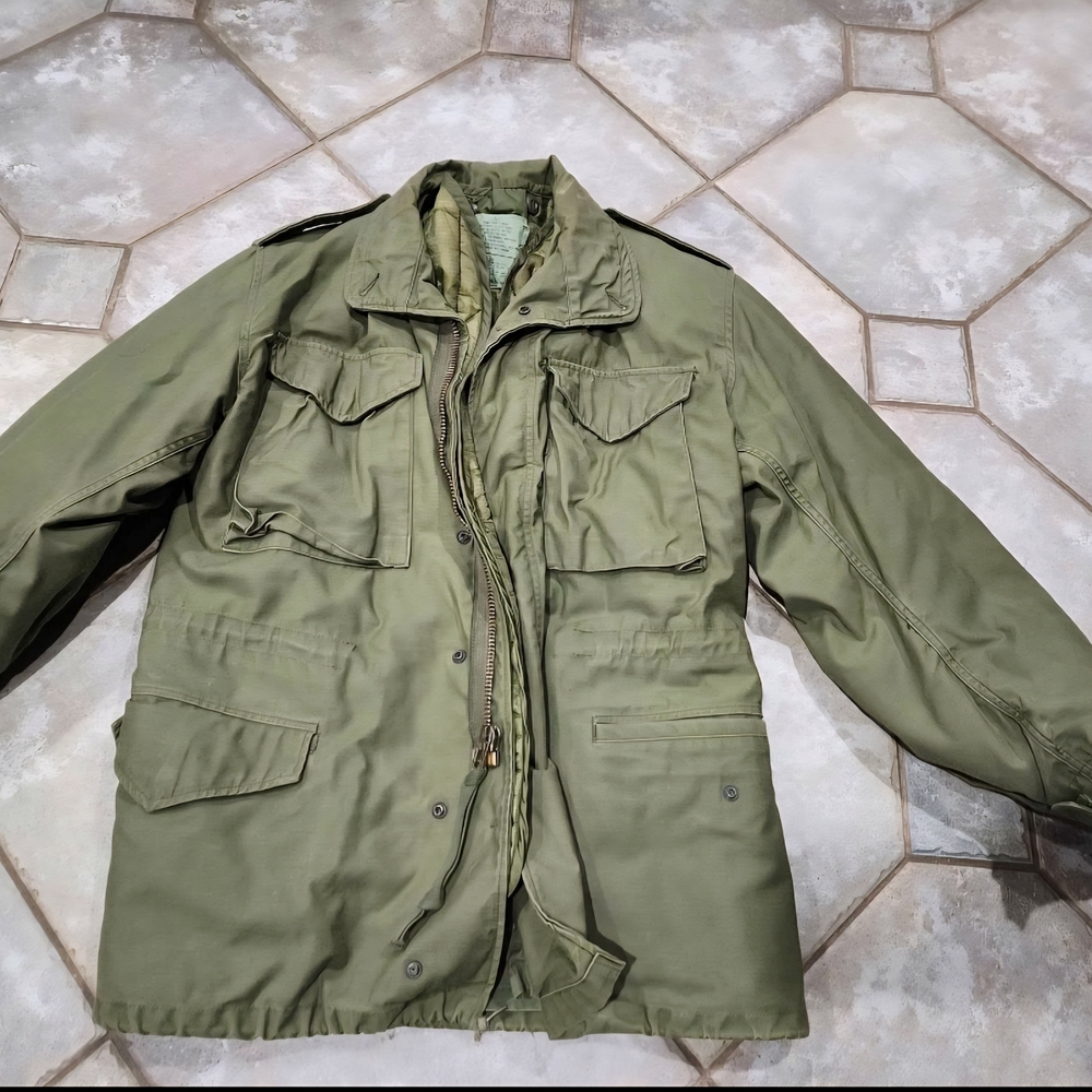 Men's Olive Green Military Jacket